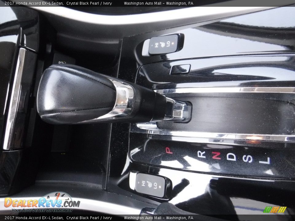 2017 Honda Accord EX-L Sedan Crystal Black Pearl / Ivory Photo #17