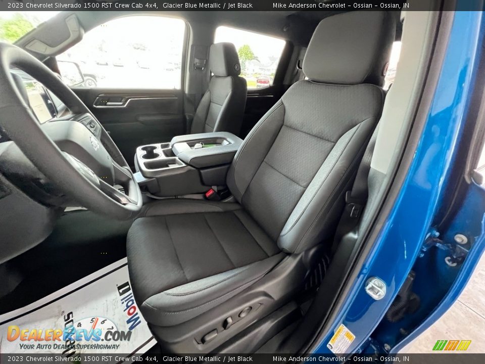 Jet Black Interior - 2023 Chevrolet Silverado 1500 RST Crew Cab 4x4 Photo #15
