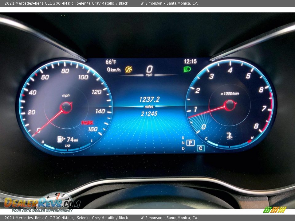 2021 Mercedes-Benz GLC 300 4Matic Selenite Gray Metallic / Black Photo #23