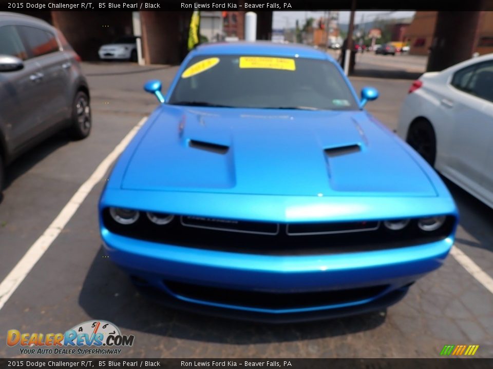 2015 Dodge Challenger R/T B5 Blue Pearl / Black Photo #2