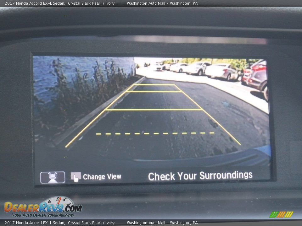 2017 Honda Accord EX-L Sedan Crystal Black Pearl / Ivory Photo #22