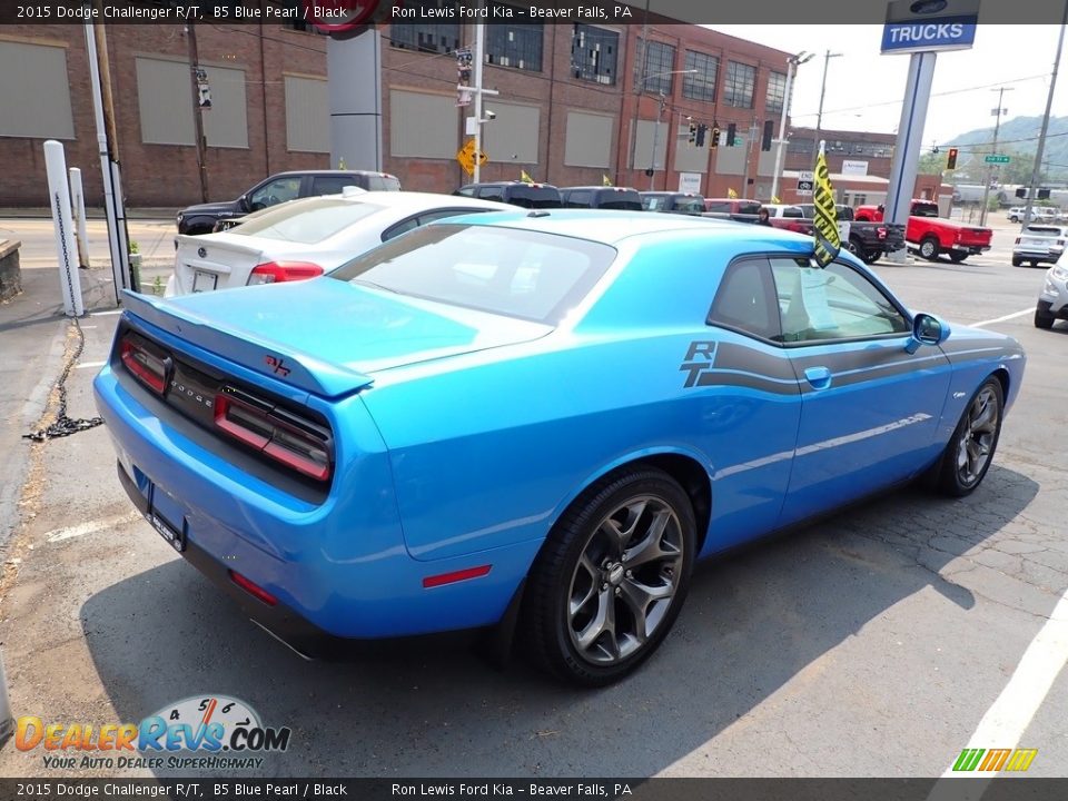 2015 Dodge Challenger R/T B5 Blue Pearl / Black Photo #4