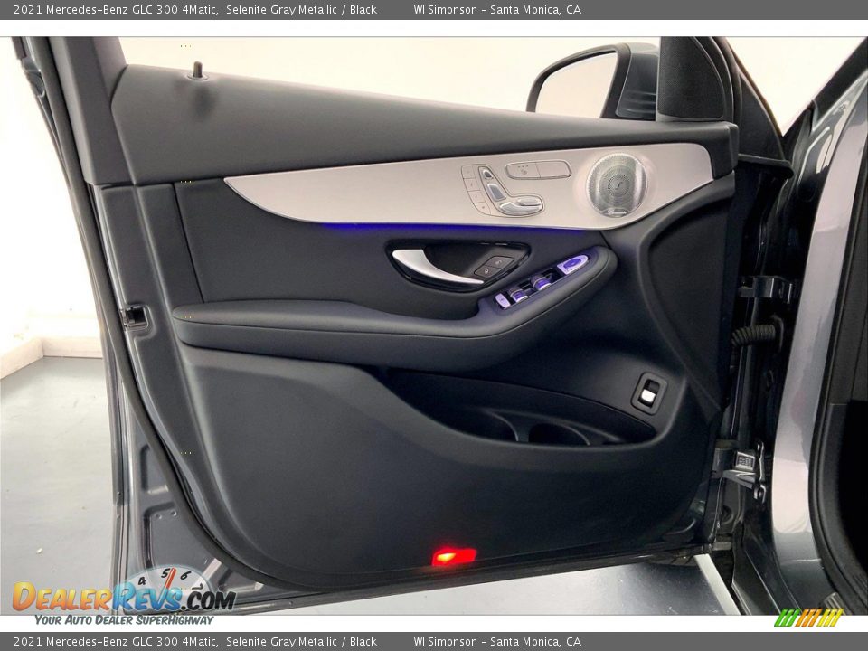 2021 Mercedes-Benz GLC 300 4Matic Selenite Gray Metallic / Black Photo #25