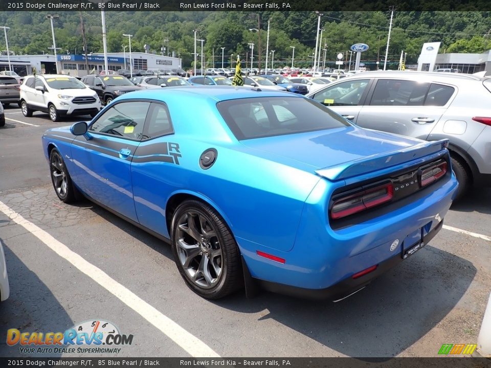 2015 Dodge Challenger R/T B5 Blue Pearl / Black Photo #5