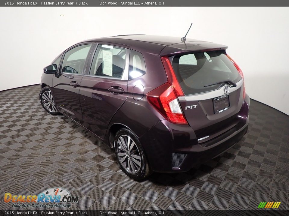 2015 Honda Fit EX Passion Berry Pearl / Black Photo #13