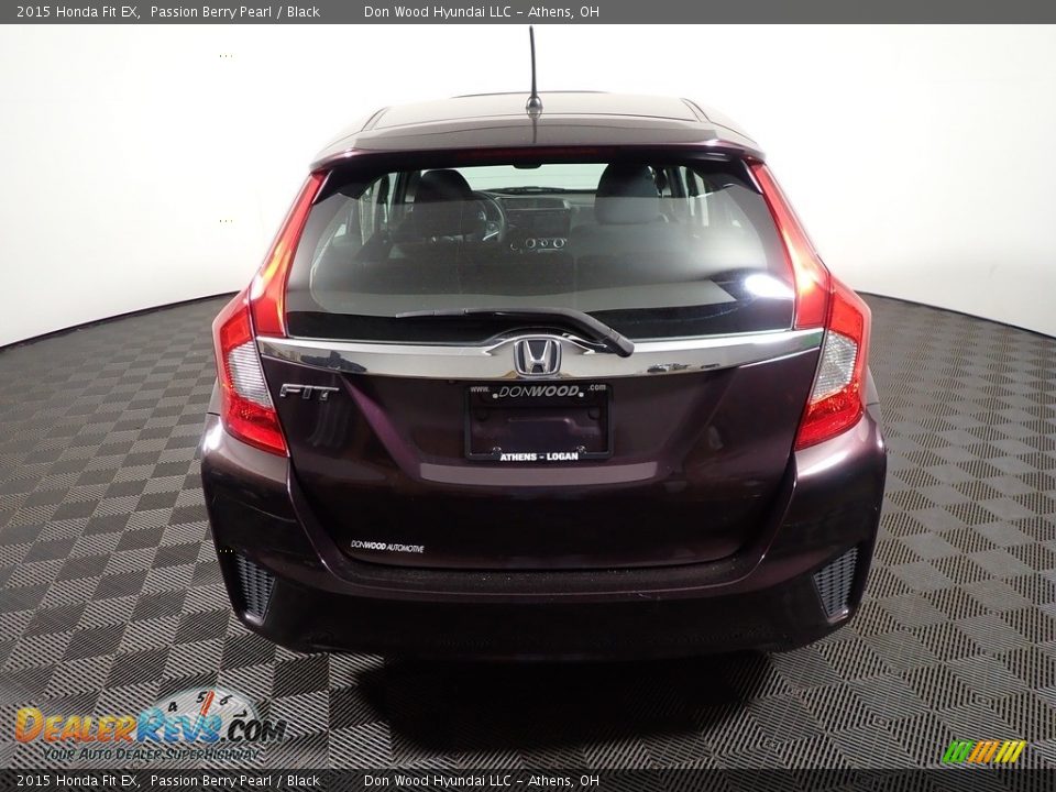 2015 Honda Fit EX Passion Berry Pearl / Black Photo #14