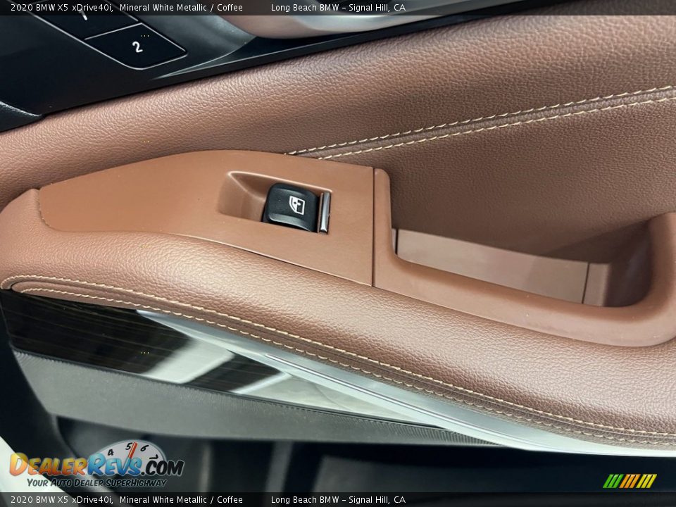 2020 BMW X5 xDrive40i Mineral White Metallic / Coffee Photo #11