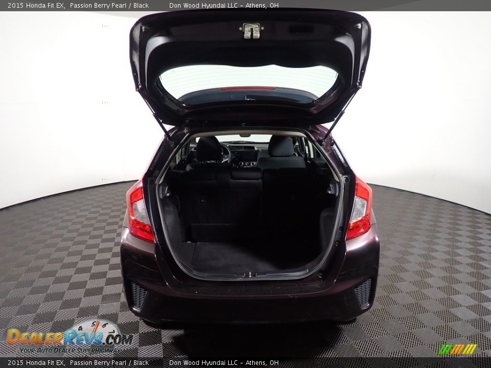 2015 Honda Fit EX Passion Berry Pearl / Black Photo #15