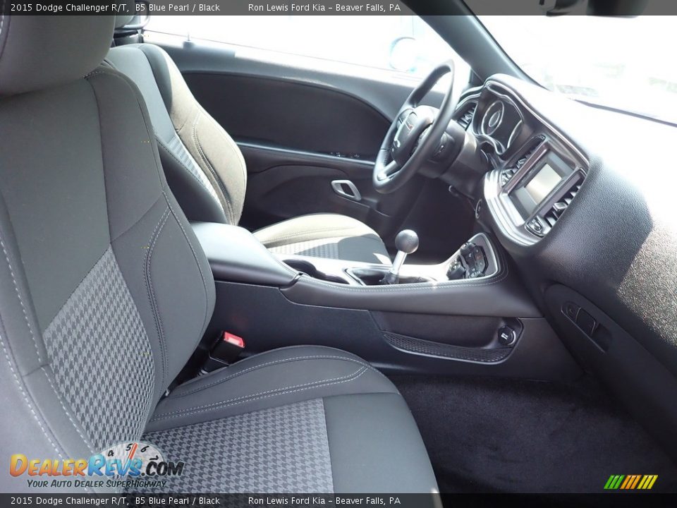 2015 Dodge Challenger R/T B5 Blue Pearl / Black Photo #9