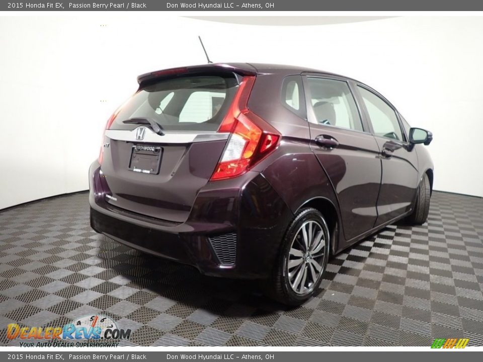 2015 Honda Fit EX Passion Berry Pearl / Black Photo #17