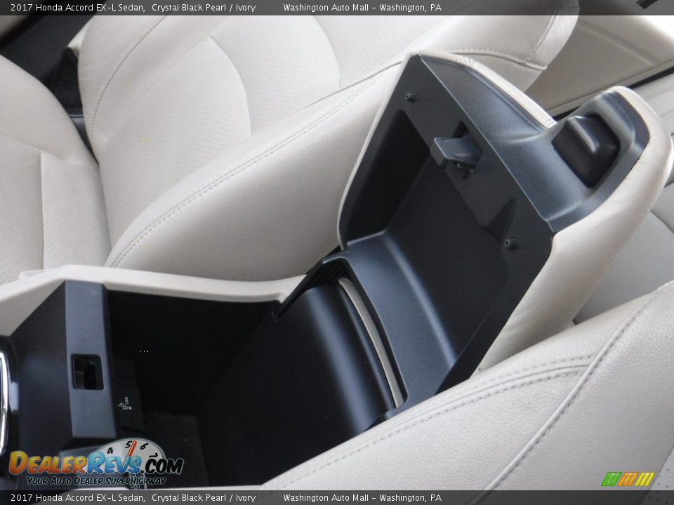 2017 Honda Accord EX-L Sedan Crystal Black Pearl / Ivory Photo #29