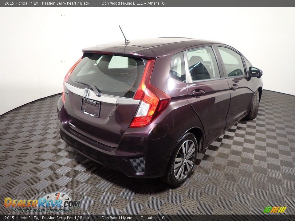 2015 Honda Fit EX Passion Berry Pearl / Black Photo #18