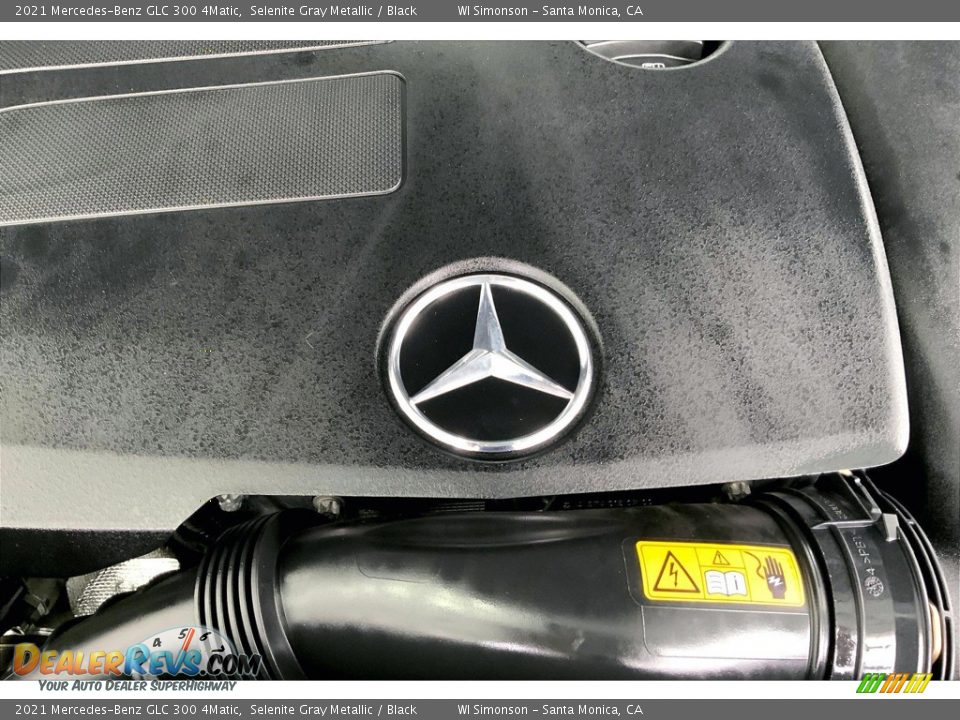 2021 Mercedes-Benz GLC 300 4Matic Selenite Gray Metallic / Black Photo #31