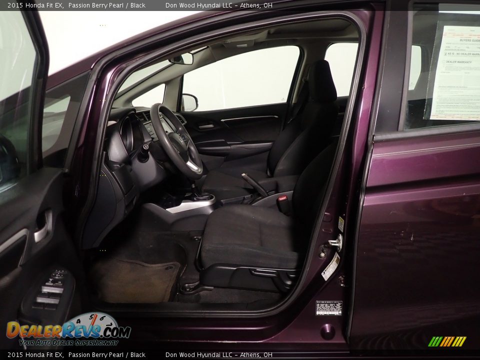 2015 Honda Fit EX Passion Berry Pearl / Black Photo #21