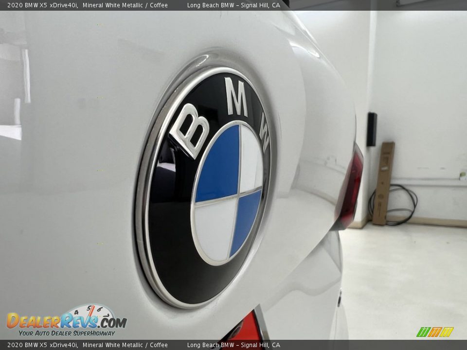 2020 BMW X5 xDrive40i Mineral White Metallic / Coffee Photo #16