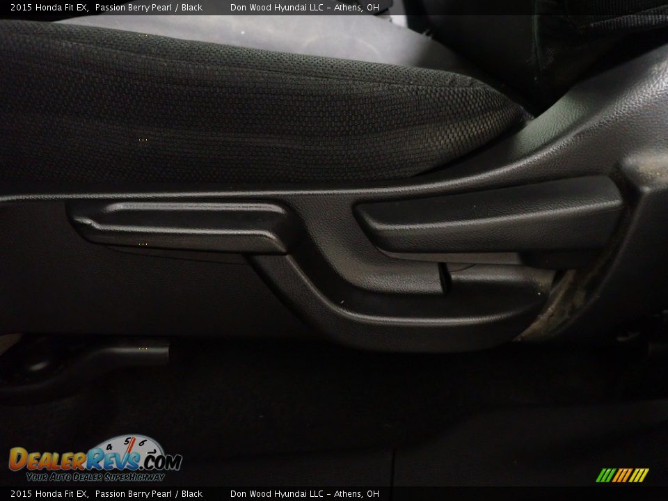 2015 Honda Fit EX Passion Berry Pearl / Black Photo #22