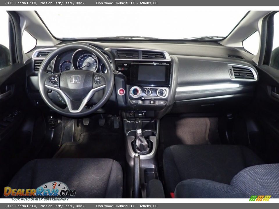 2015 Honda Fit EX Passion Berry Pearl / Black Photo #23