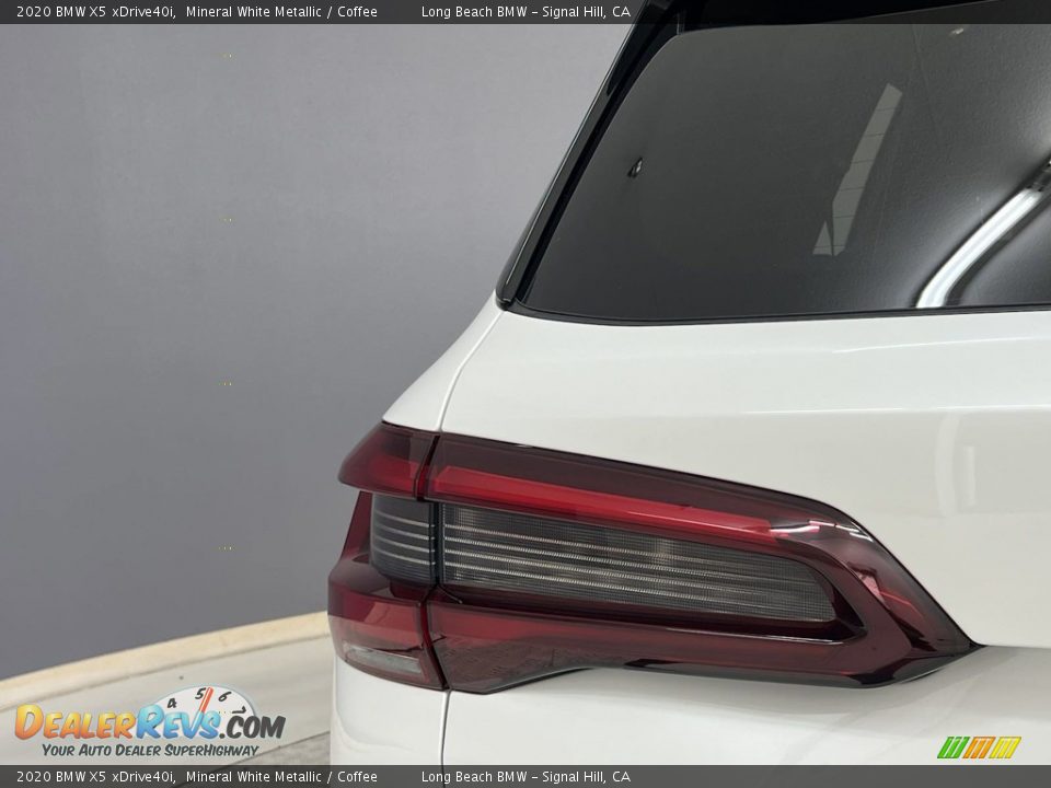 2020 BMW X5 xDrive40i Mineral White Metallic / Coffee Photo #18