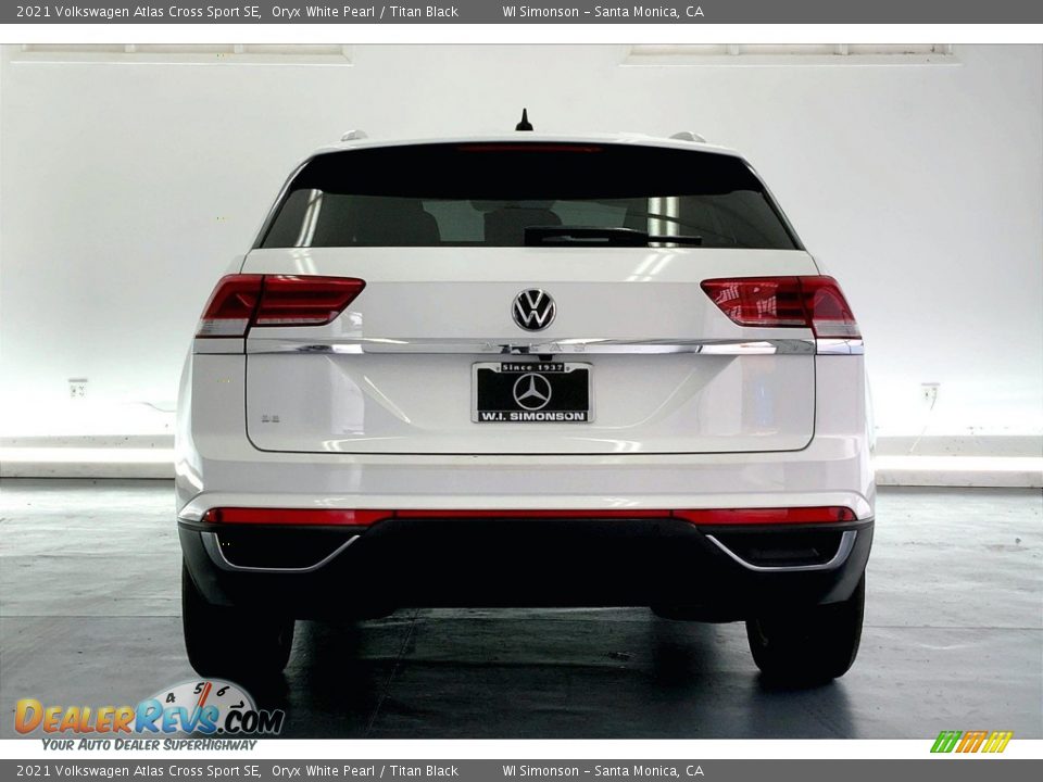 2021 Volkswagen Atlas Cross Sport SE Oryx White Pearl / Titan Black Photo #3