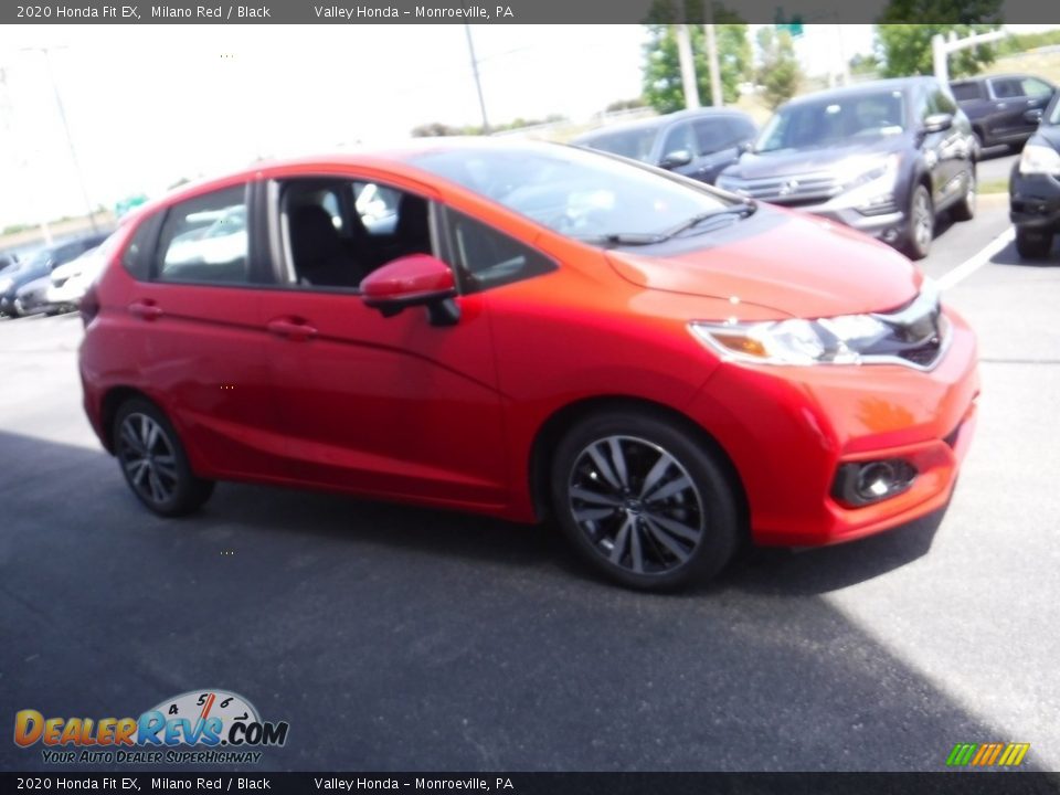 2020 Honda Fit EX Milano Red / Black Photo #4