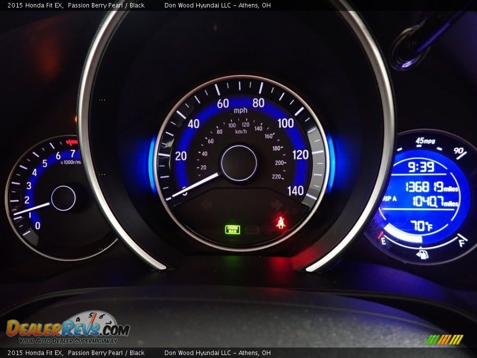 2015 Honda Fit EX Passion Berry Pearl / Black Photo #27