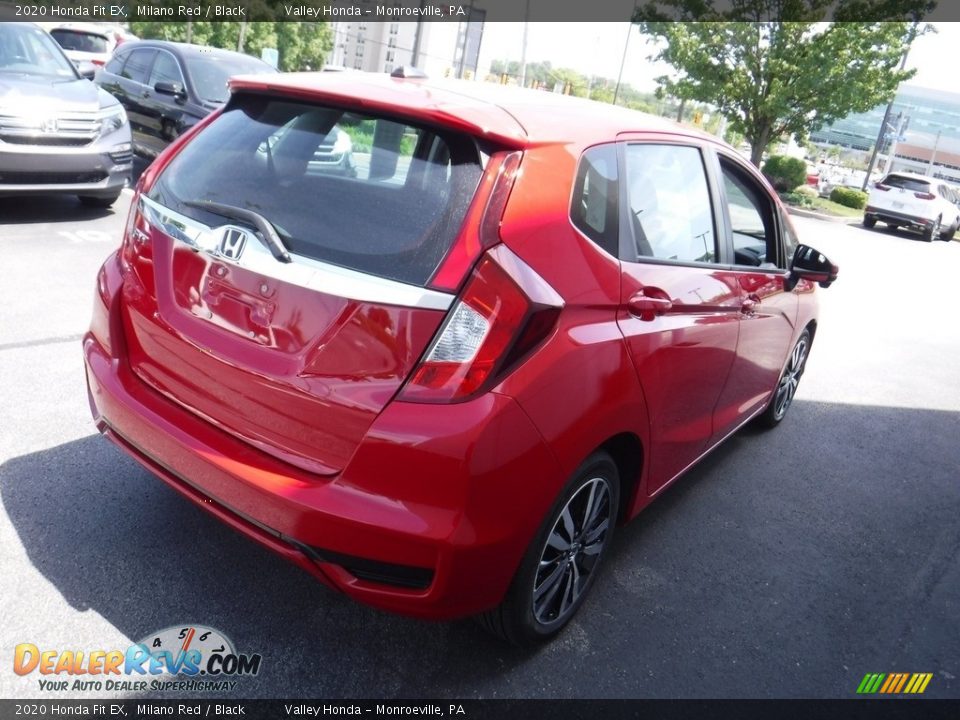 2020 Honda Fit EX Milano Red / Black Photo #5