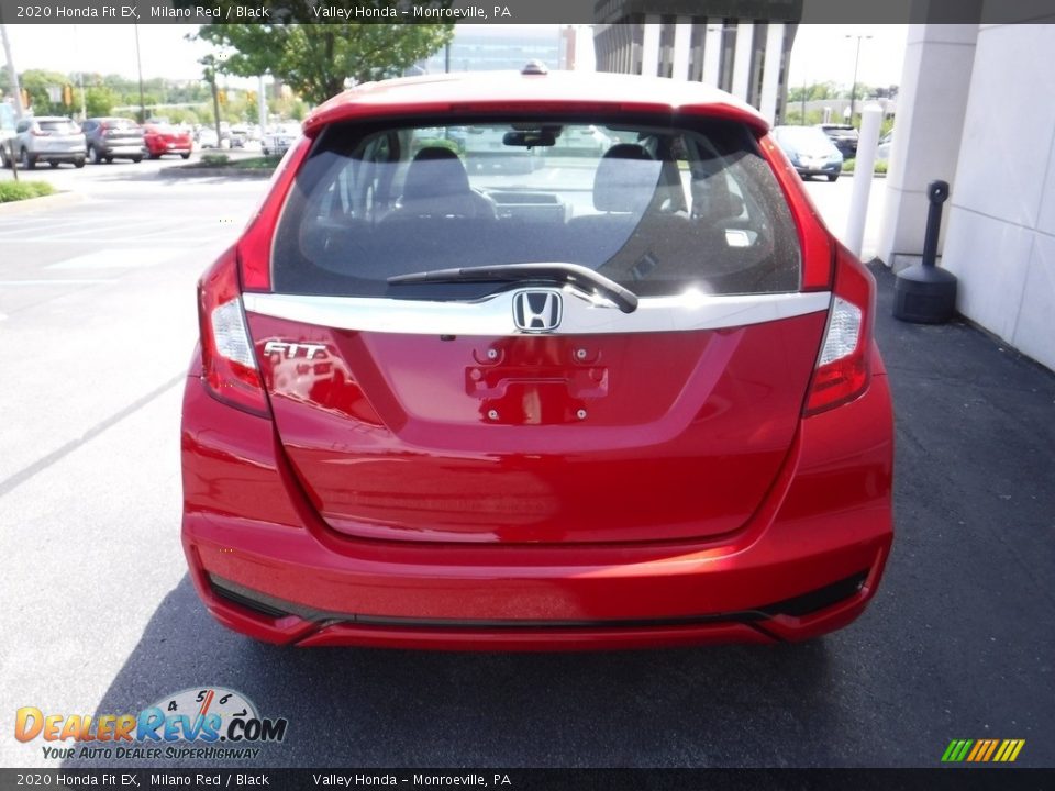 2020 Honda Fit EX Milano Red / Black Photo #6