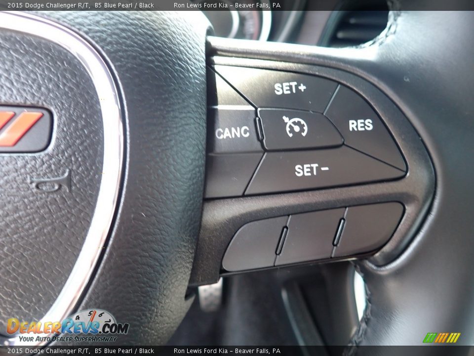 2015 Dodge Challenger R/T B5 Blue Pearl / Black Photo #21