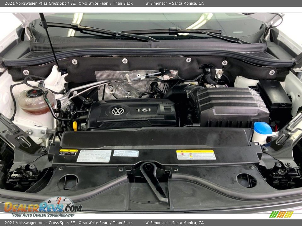 2021 Volkswagen Atlas Cross Sport SE 2.0 Liter TSI Turbocharged DOHC 16-Valve VVT 4 Cylinder Engine Photo #9
