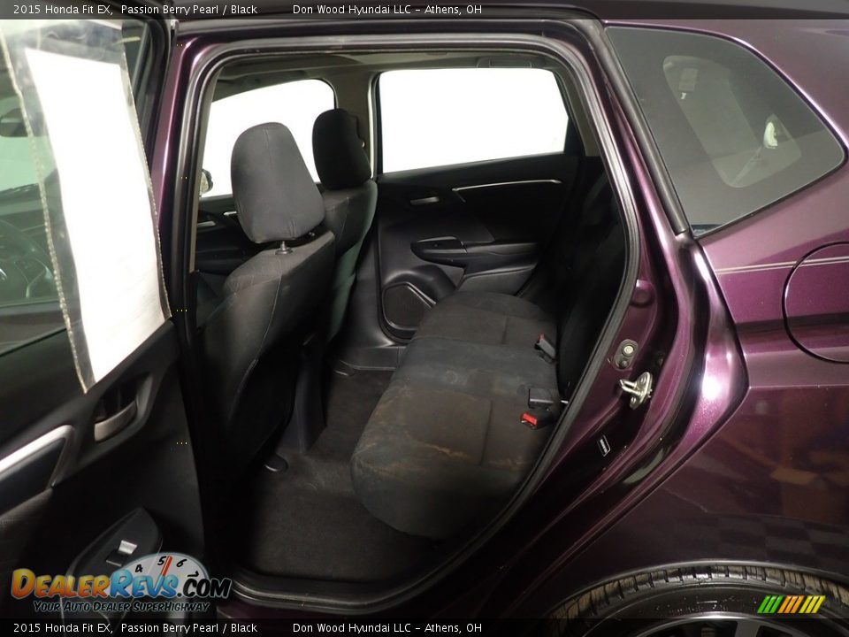 2015 Honda Fit EX Passion Berry Pearl / Black Photo #33