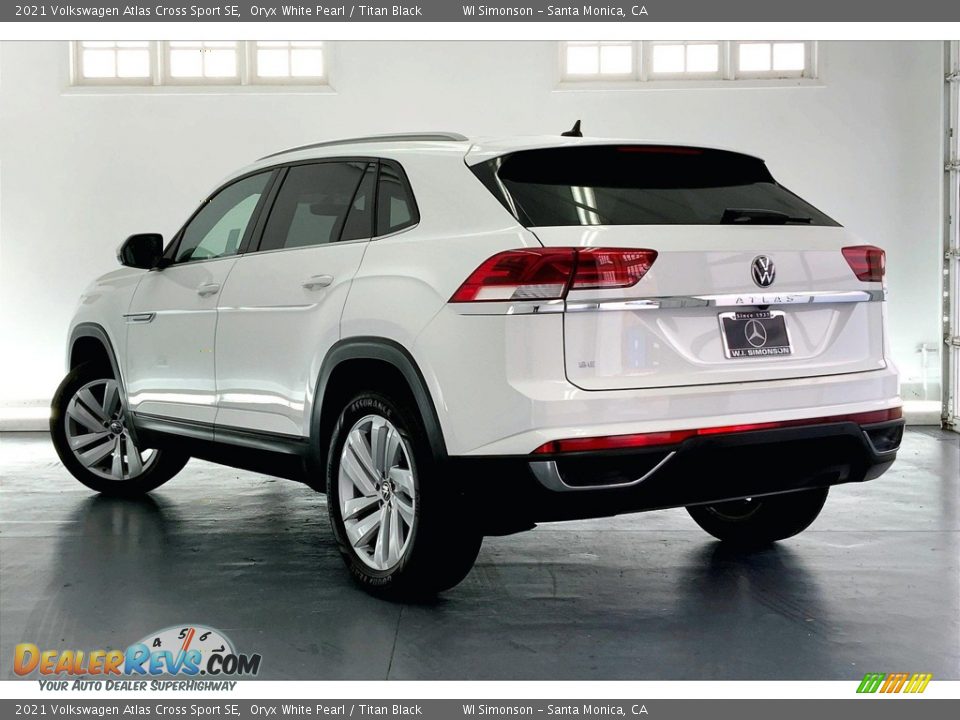 2021 Volkswagen Atlas Cross Sport SE Oryx White Pearl / Titan Black Photo #10