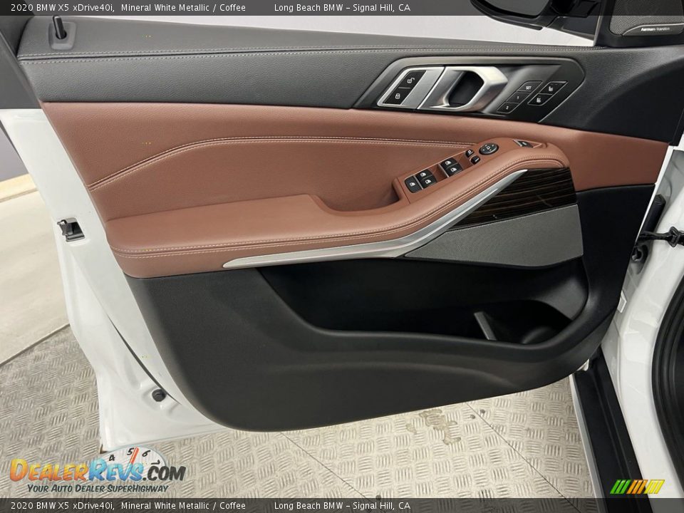 2020 BMW X5 xDrive40i Mineral White Metallic / Coffee Photo #26