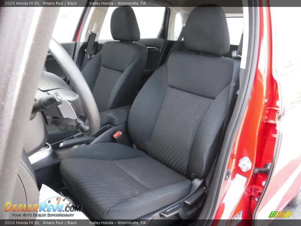 2020 Honda Fit EX Milano Red / Black Photo #12