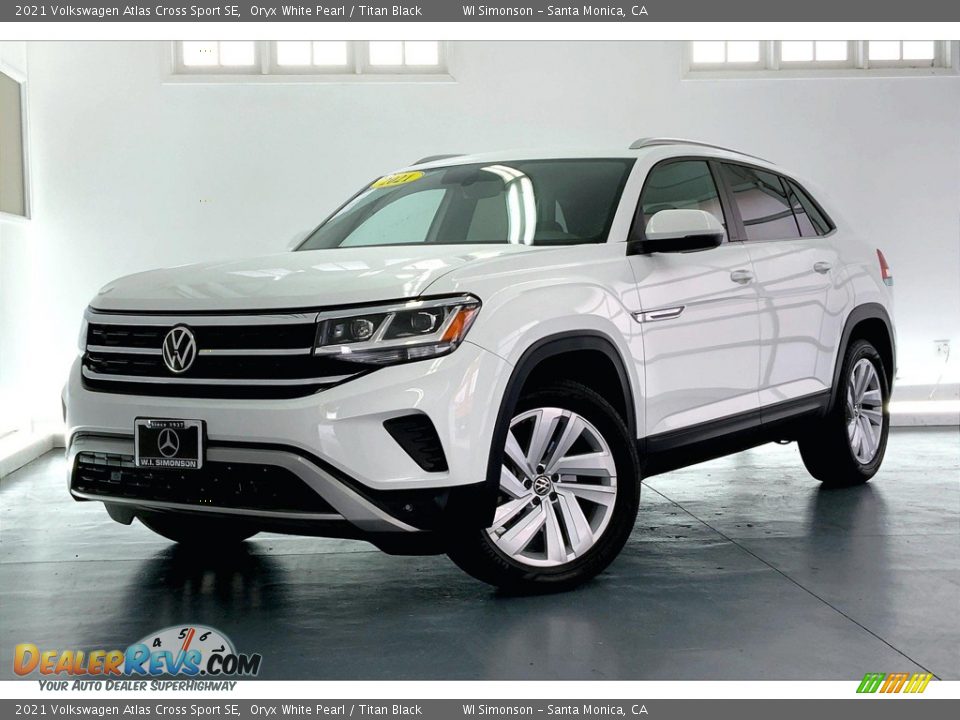 Oryx White Pearl 2021 Volkswagen Atlas Cross Sport SE Photo #12