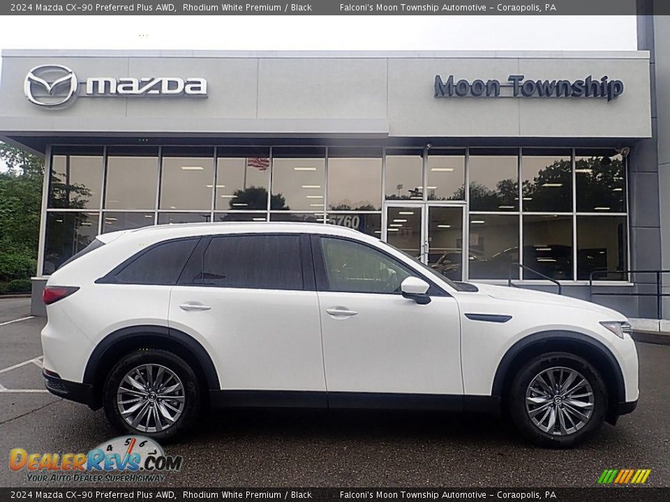 2024 Mazda CX-90 Preferred Plus AWD Rhodium White Premium / Black Photo #1