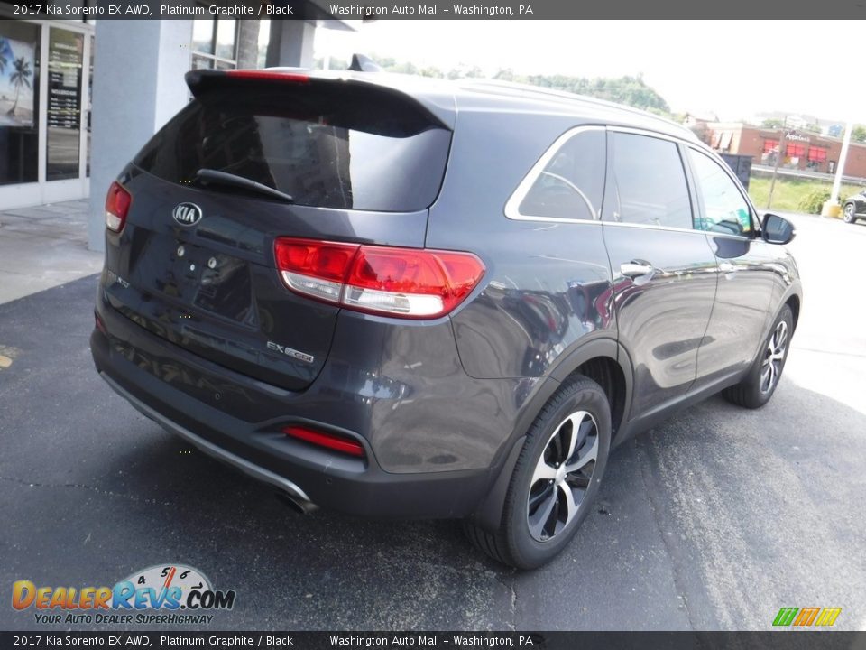 2017 Kia Sorento EX AWD Platinum Graphite / Black Photo #10