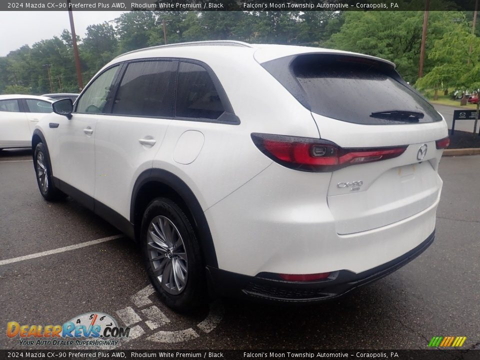 2024 Mazda CX-90 Preferred Plus AWD Rhodium White Premium / Black Photo #5