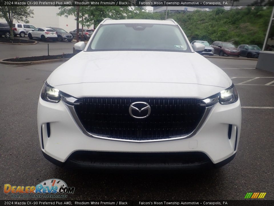 2024 Mazda CX-90 Preferred Plus AWD Rhodium White Premium / Black Photo #8