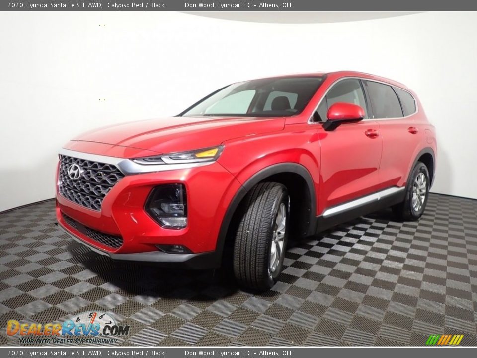 2020 Hyundai Santa Fe SEL AWD Calypso Red / Black Photo #8