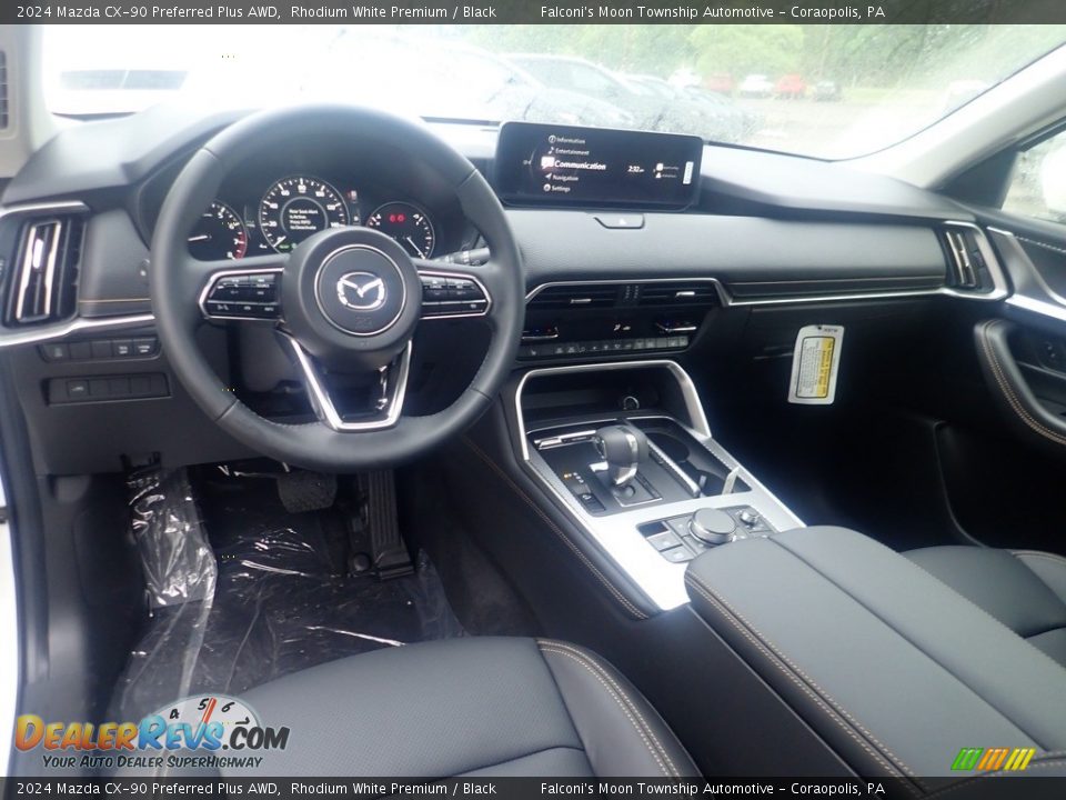 2024 Mazda CX-90 Preferred Plus AWD Rhodium White Premium / Black Photo #13