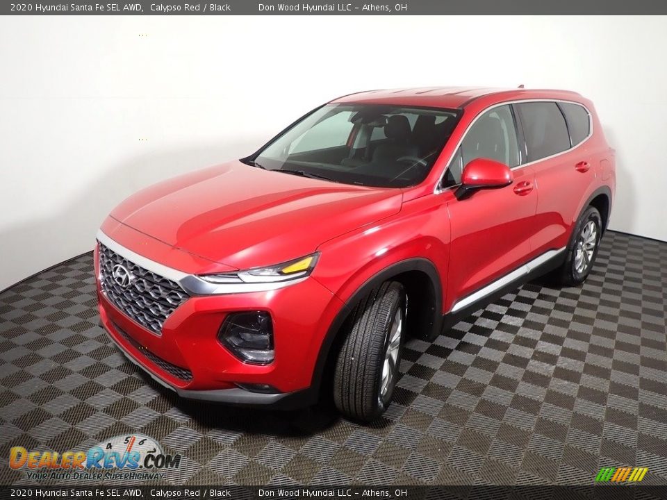 2020 Hyundai Santa Fe SEL AWD Calypso Red / Black Photo #9