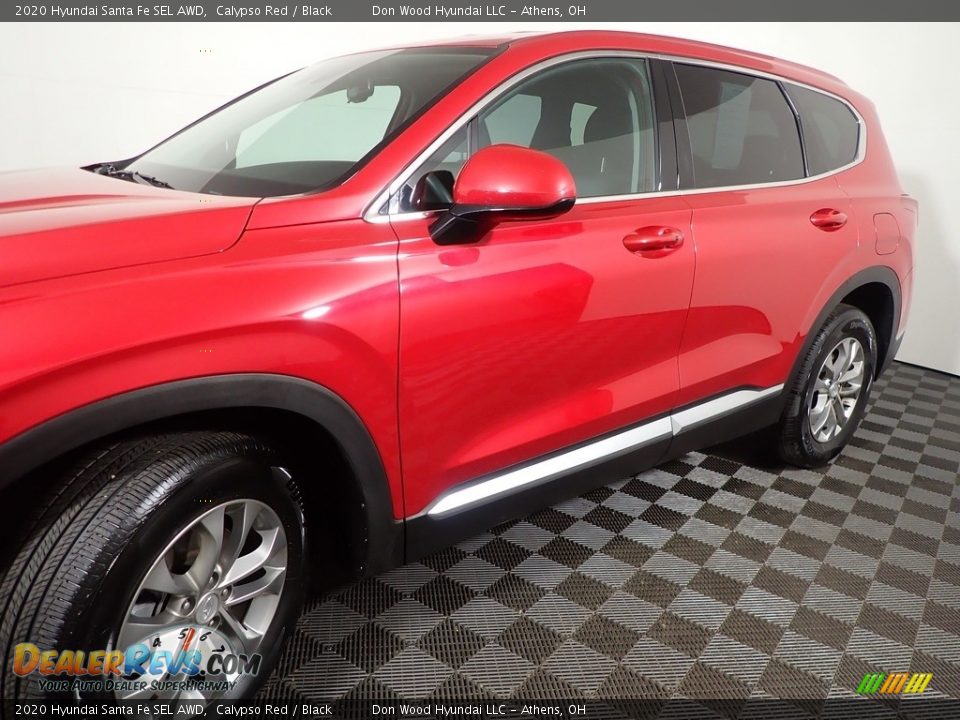 2020 Hyundai Santa Fe SEL AWD Calypso Red / Black Photo #10