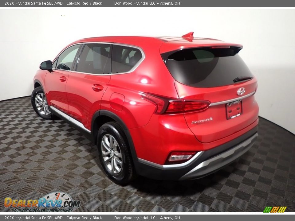 2020 Hyundai Santa Fe SEL AWD Calypso Red / Black Photo #12