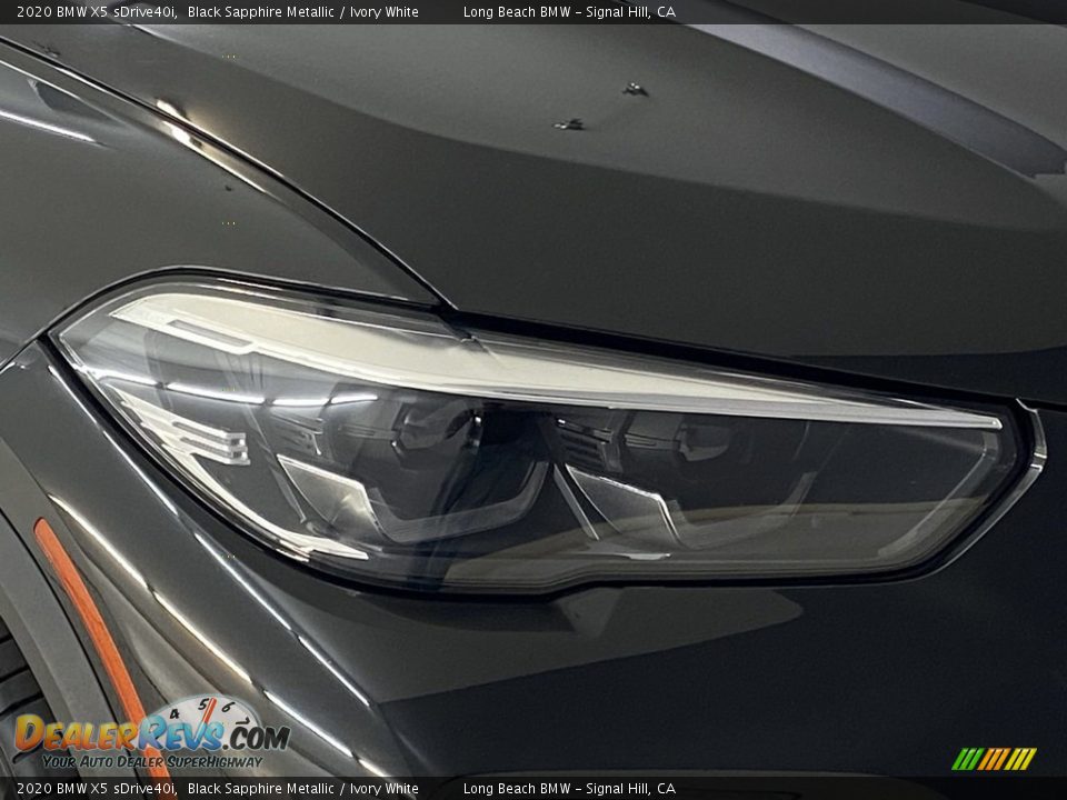 2020 BMW X5 sDrive40i Black Sapphire Metallic / Ivory White Photo #6