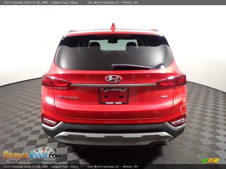 2020 Hyundai Santa Fe SEL AWD Calypso Red / Black Photo #13