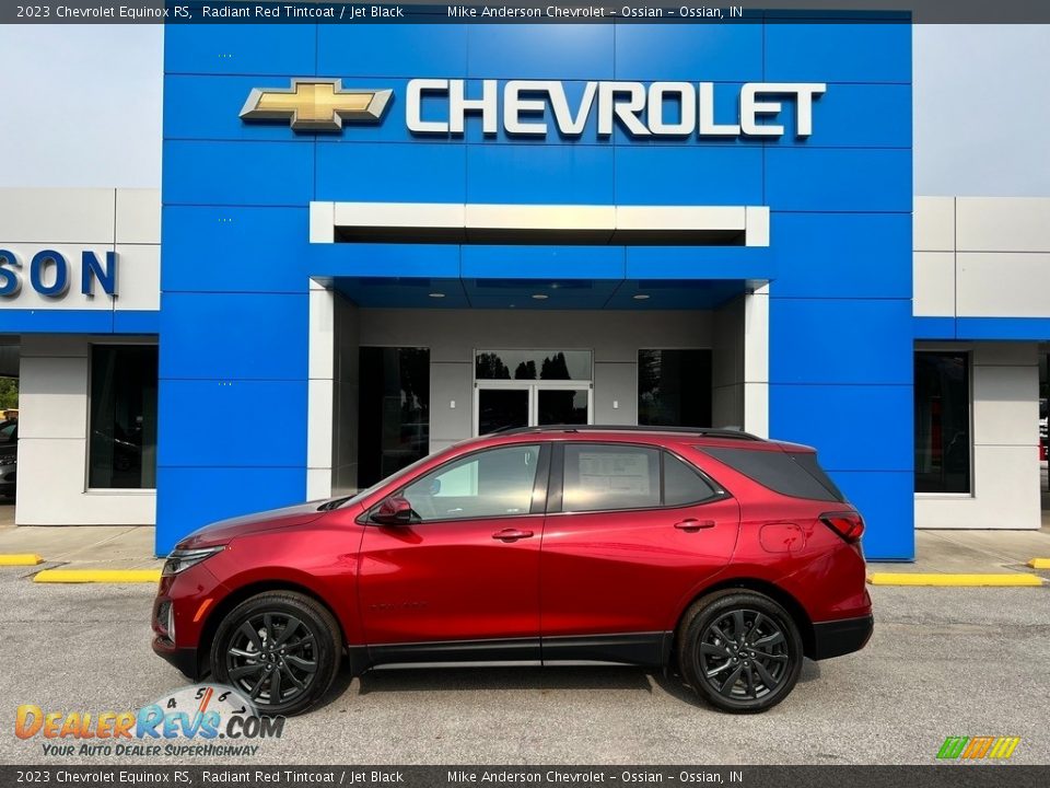 2023 Chevrolet Equinox RS Radiant Red Tintcoat / Jet Black Photo #1