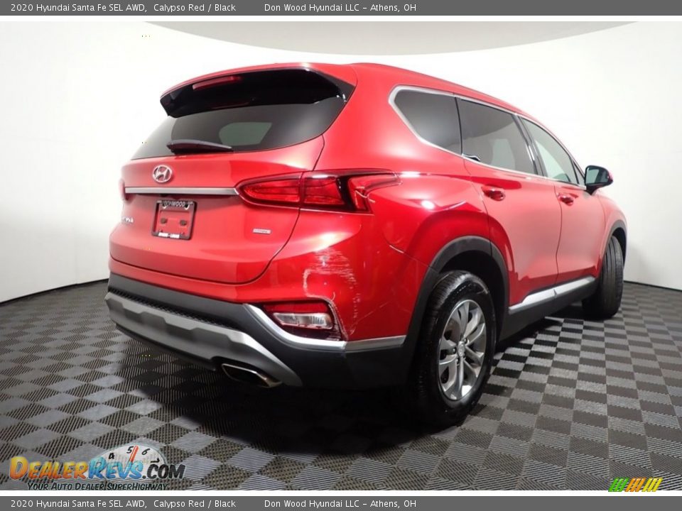 2020 Hyundai Santa Fe SEL AWD Calypso Red / Black Photo #16