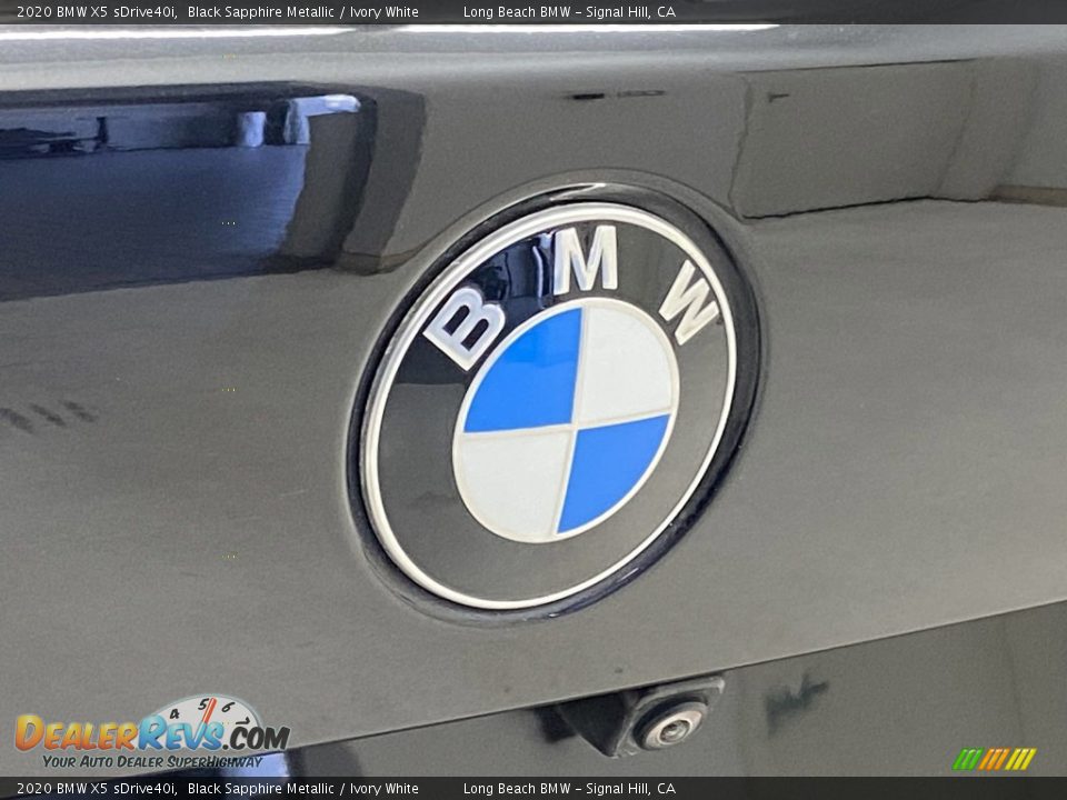 2020 BMW X5 sDrive40i Black Sapphire Metallic / Ivory White Photo #9