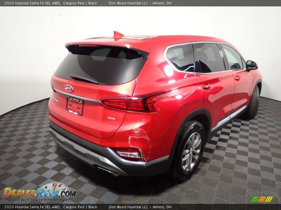 2020 Hyundai Santa Fe SEL AWD Calypso Red / Black Photo #17