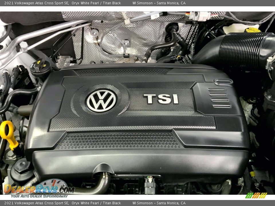 2021 Volkswagen Atlas Cross Sport SE 2.0 Liter TSI Turbocharged DOHC 16-Valve VVT 4 Cylinder Engine Photo #31